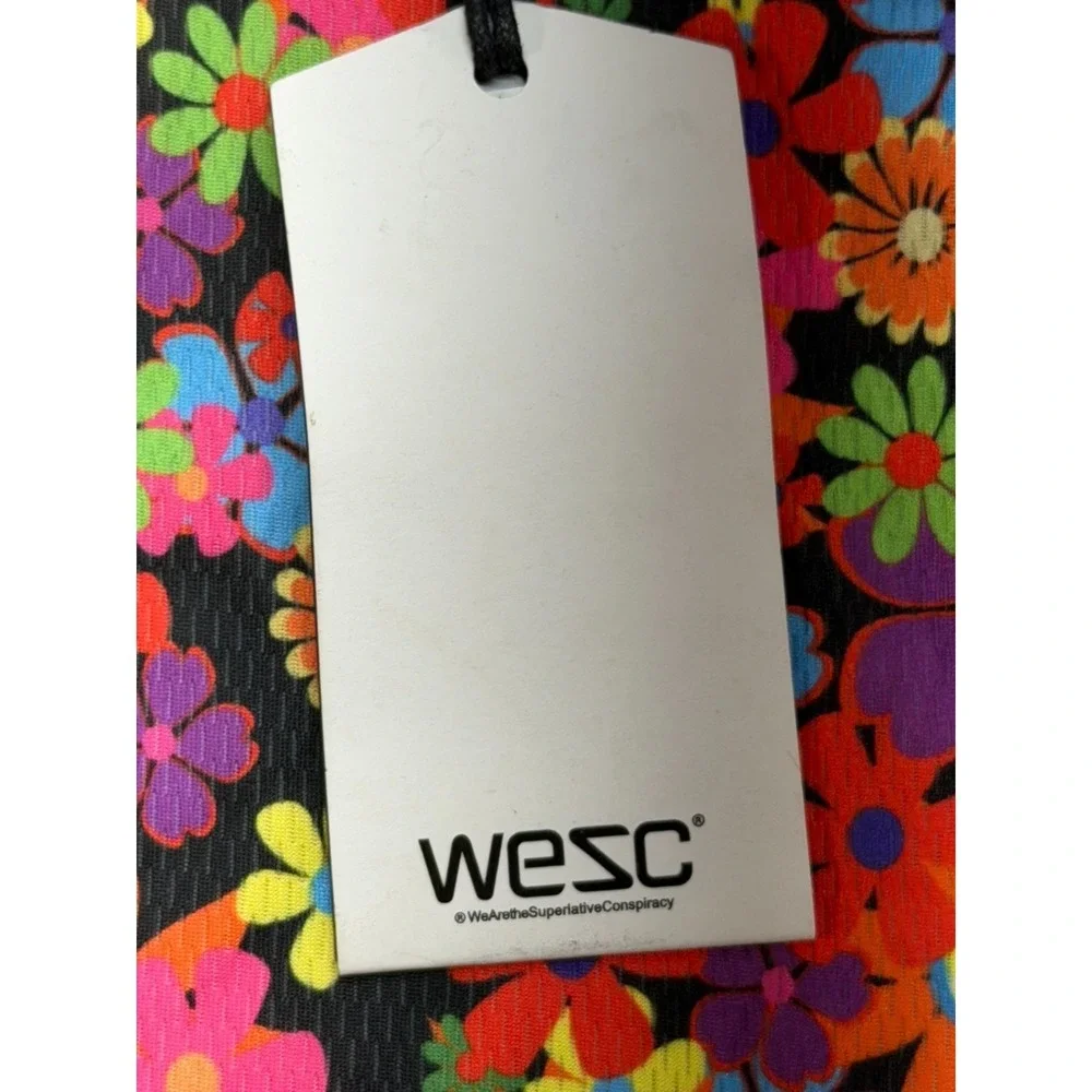 NWT WESC Flower Basketball Tank Top Size Small Men - Picture 5 of 11